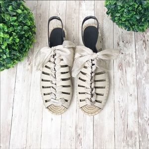 Rebecca Minkoff Gemma Leather Espadrille Sandal